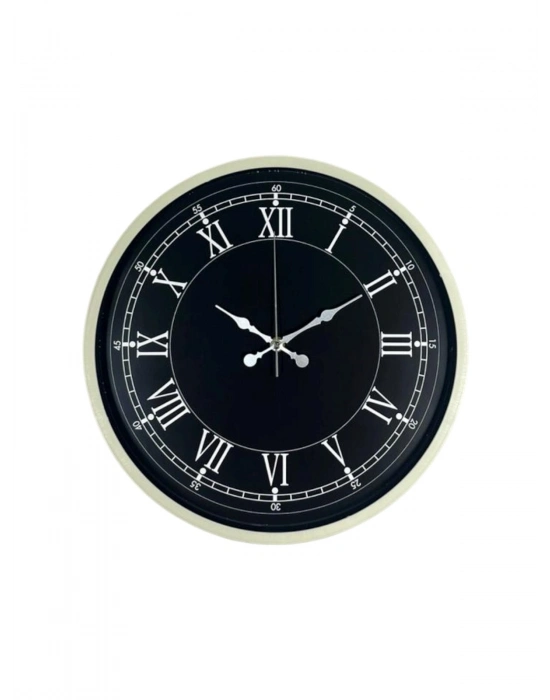 ® 36 Cm Krem Dekoratif Duvar Saati