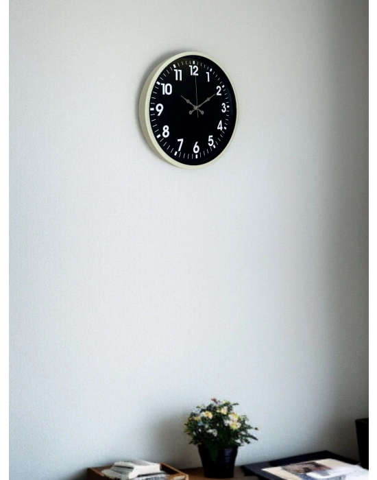 ® 36 Cm Krem Zarif Duvar Saati