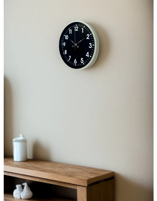 ® 36 Cm Krem Zarif Duvar Saati