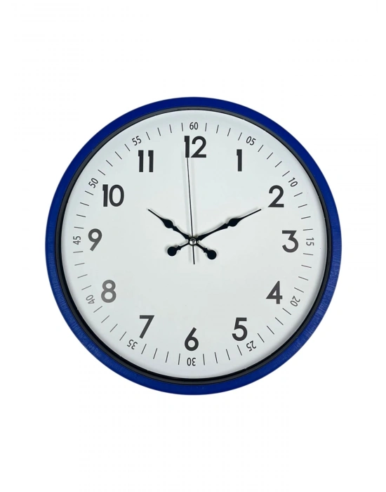 ® 36 Cm Lacivert Dekoratif Duvar Saati