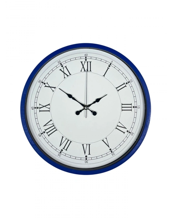 ® 36 Cm Lacivert Roma Rakamlı Duvar Saati