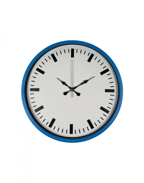 ® 36 Cm Mavi Zarif Duvar Saati