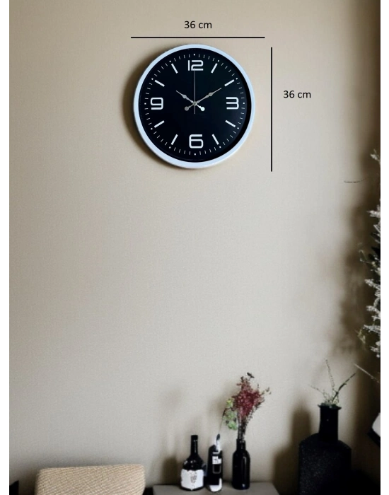 ® 36 Cm Modern Dekoratif Duvar Saati