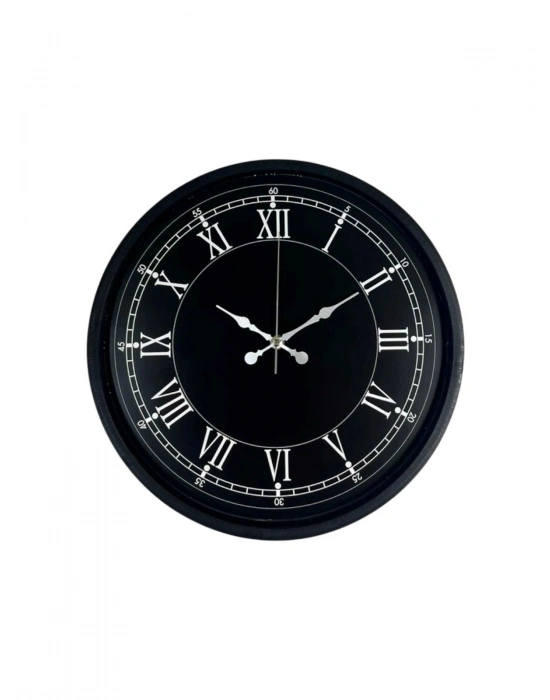 ® 36 Cm Modern Siyah Duvar Saati