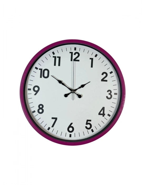 ® 36 Cm Pembe Dekoratif Duvar Saati