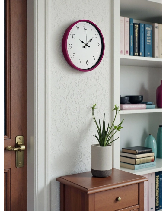 ® 36 Cm Pembe Standart Duvar Saati