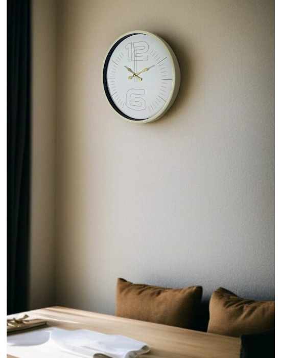 ® 36 Cm Sade Dekoratif Duvar Saati