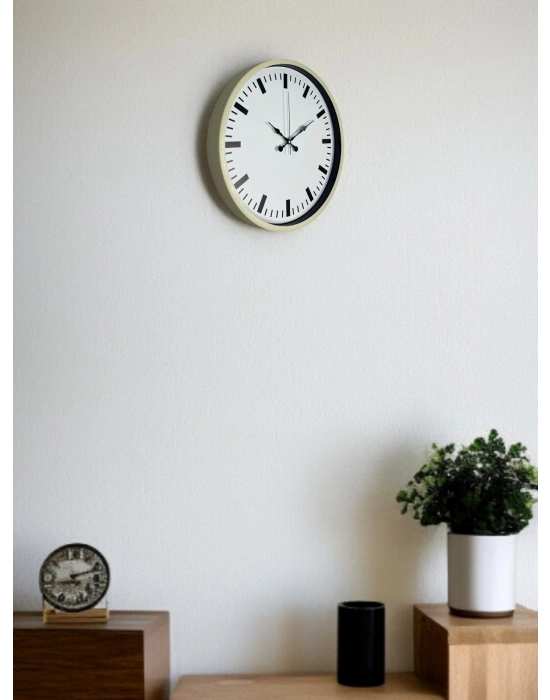 ® 36 Cm Sade Dekoratif Duvar Saati