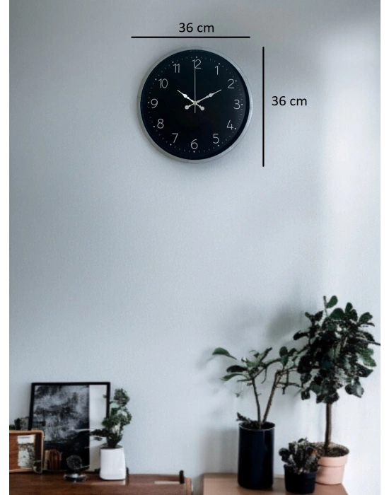 ® 36 Cm Sade Dekoratif Duvar Saati