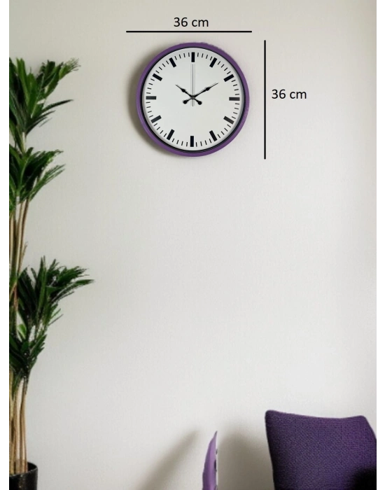 ® 36 Cm Sade Standart Duvar Saati