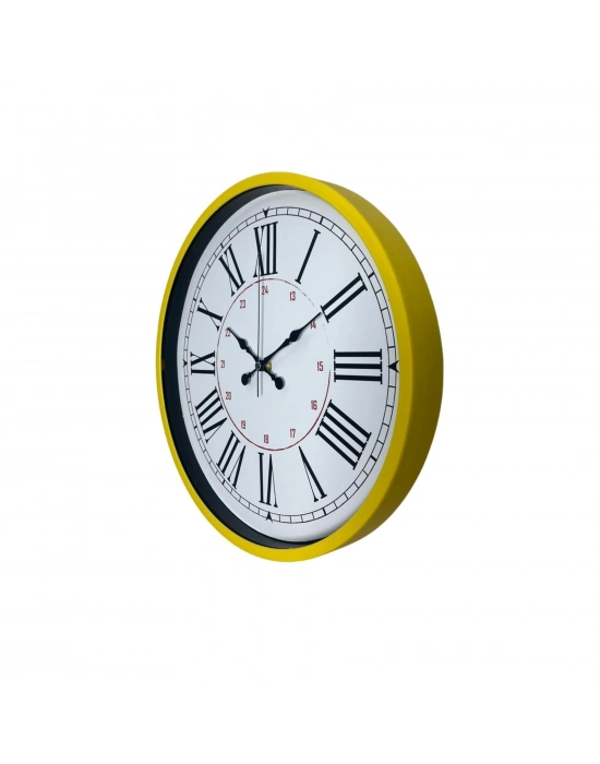 36 Cm Sarı Standart Duvar Saati