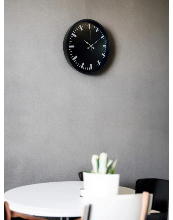 ® 36 Cm Siyah Dekoaratif Duvar Saati