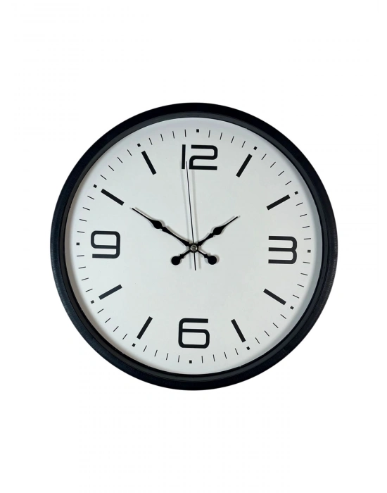 ® 36 Cm Siyah Dekoratif Duvar Saati
