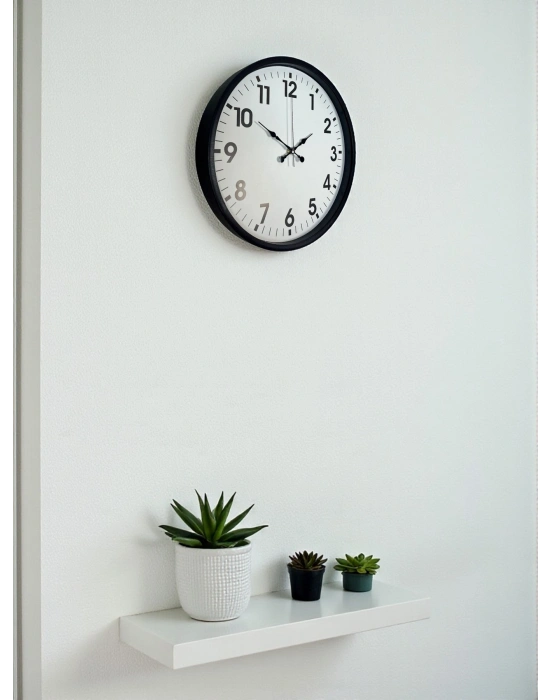 ® 36 Cm Siyah Duvar Saati