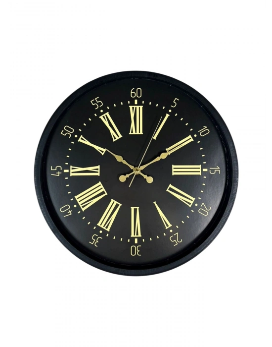 ® 36 Cm Siyah Modern Duvar Saati