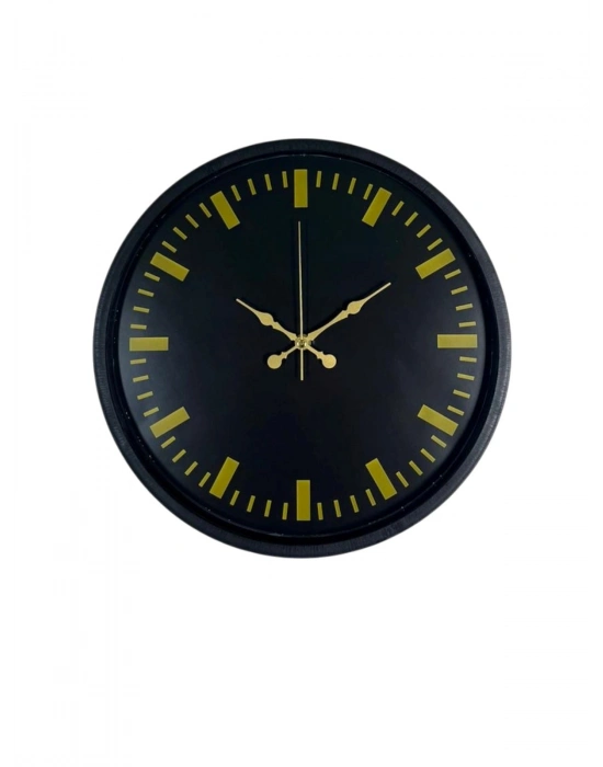 ® 36 Cm Siyah Şık Duvar Saati