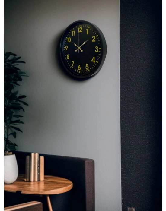 ® 36 Cm Siyah Standart Duvar Saati
