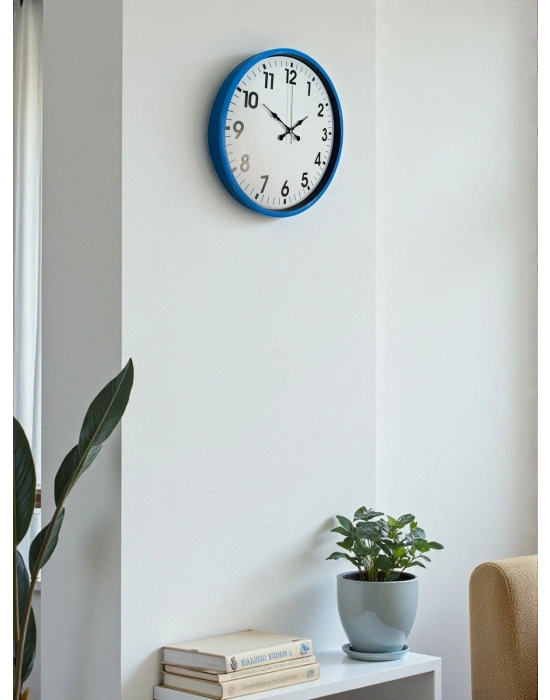 ® 36 Cm Standart Mavi Duvar Saati