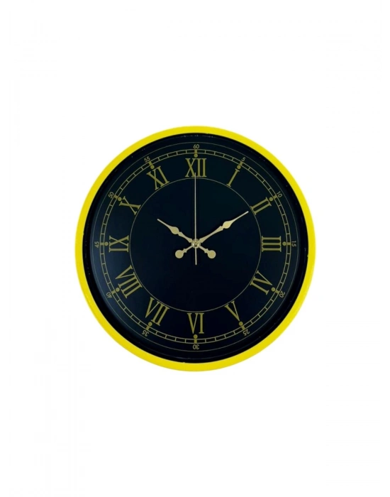 ® 36 Cm Standart Sarı Duvar Saati