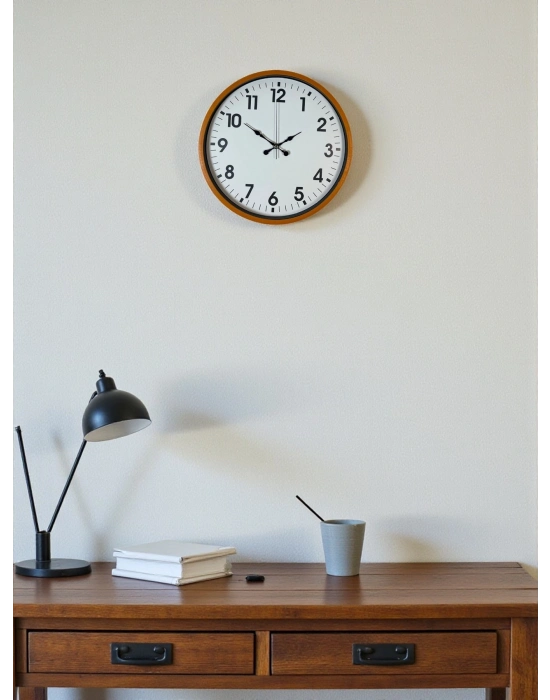 ® 36 Cm Standart Turuncu Duvar Saati