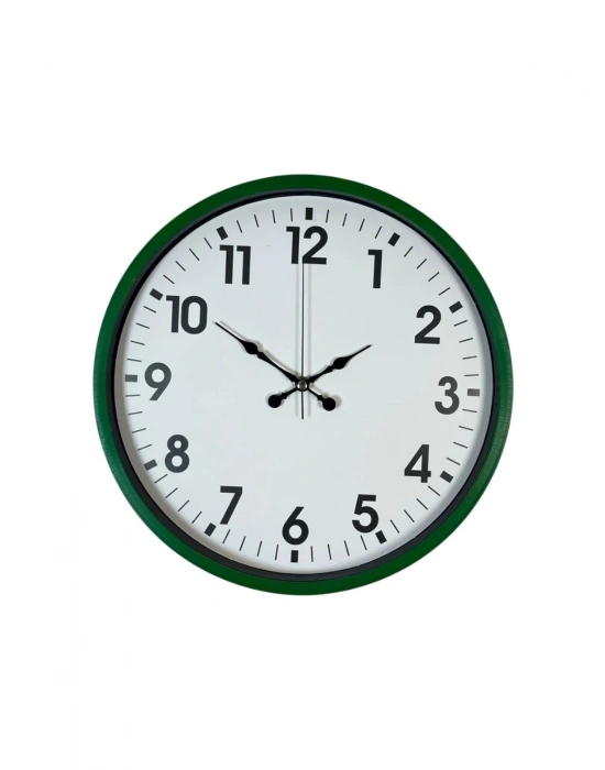 ® 36 Cm Standart Yeşil Duvar Saati