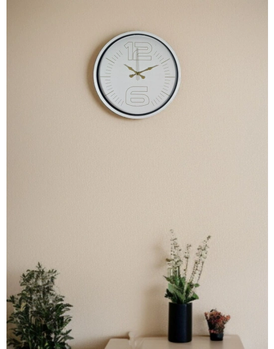 ® 36 Cm Zarif Ve Şık Duvar Saati