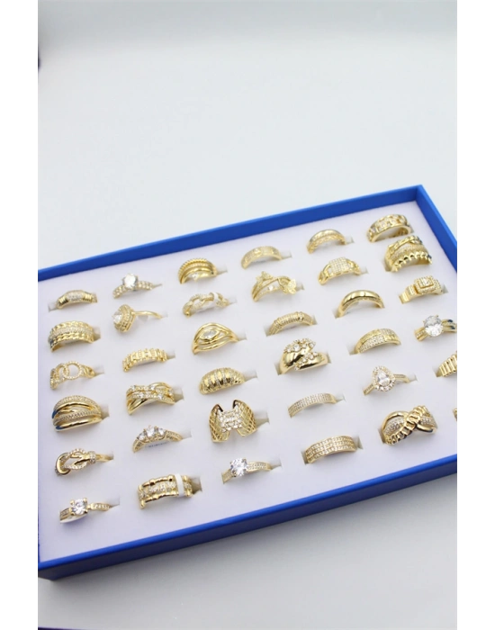 36lı Xuping Yüzük Seti - Altın