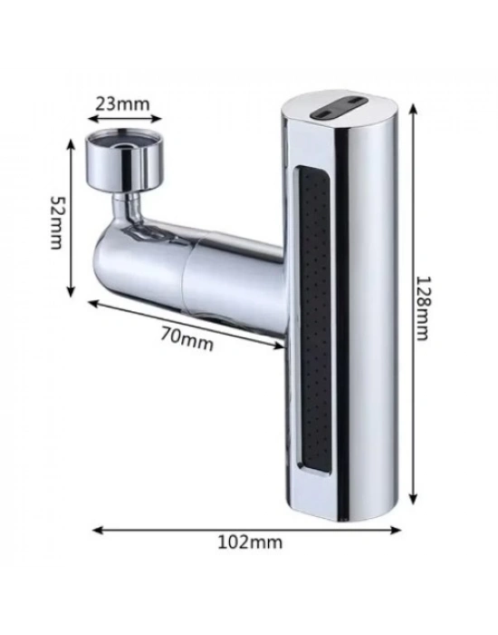 360 Derece Döner Musluk Başlığı