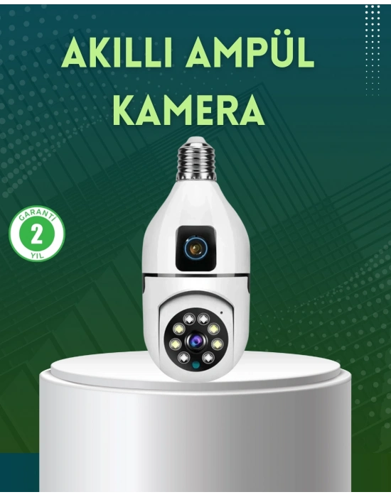 360 Derece Panoramik WiFi Kamera – Full HD Ev Güvenlik Sistemi
