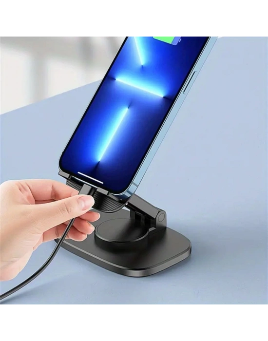 ®  360 Döner Masaüstü Mobil Telefon Tutucu Standı