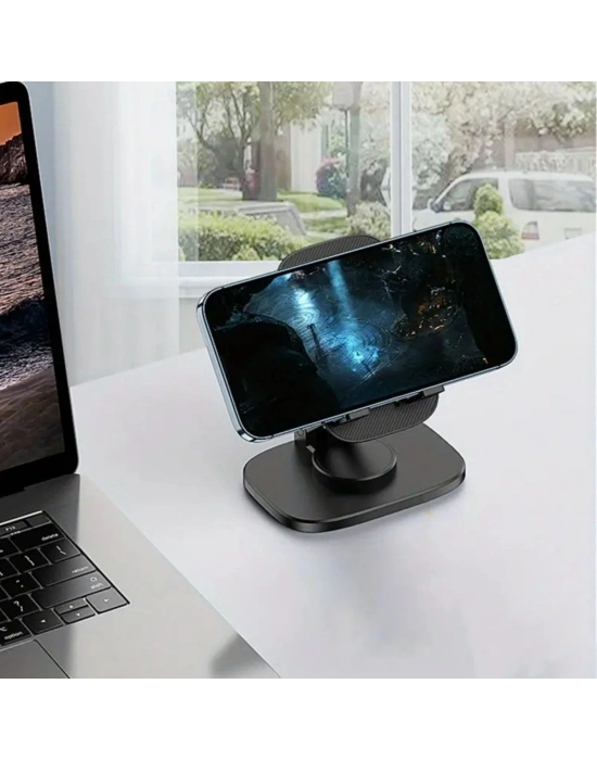 360 Döner Masaüstü Mobil Telefon Tutucu Standı