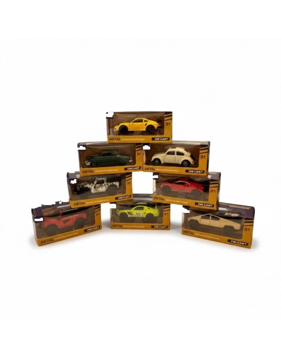 3600A TEKLİ KUTU METAL ÇEKBIRAK ARABALAR 12CM -ZRV