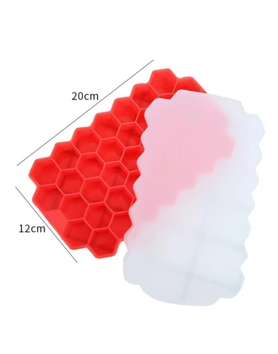 ®  37 Bölmeli Slikon Petek Şeklinde Buz Kalıbı