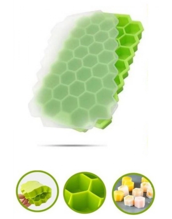 ®  37 Bölmeli Slikon Petek Şeklinde Buz Kalıbı