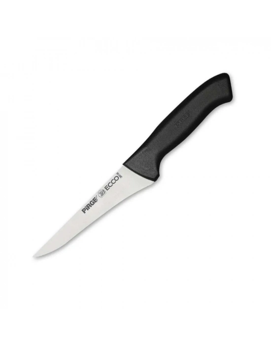 38118 Ecco Kasap Et, Kemik Sıyırma Bıçağı 14,5 Cm - Siyah