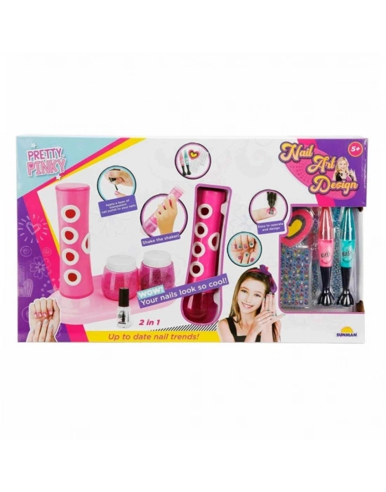 ® 3847 Pretty Pinky 2in1 Tırnak Tasarım Seti -