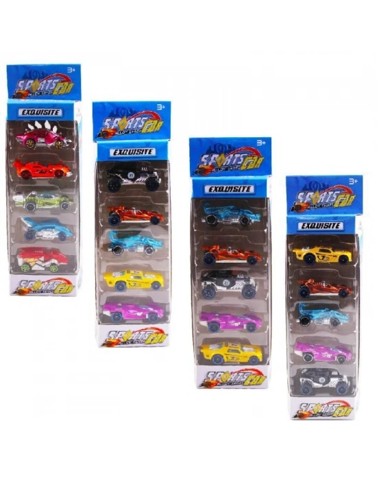 3999-5 - SPORTS CAR 5 Lİ ARABA SETİ