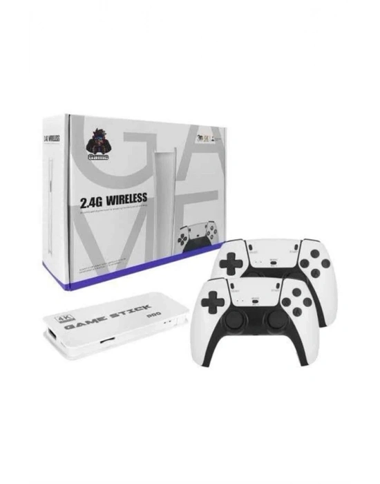 ® 3D 4K 2000 Oyunlu Game Stick Oyun Konsolu Çift Konsol