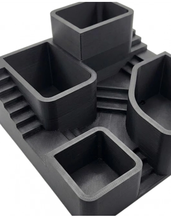 3D Baskı Kaktüs ve Sukulent Saksı Seti Çok Katlı Şık Ev Ofis Dekoru