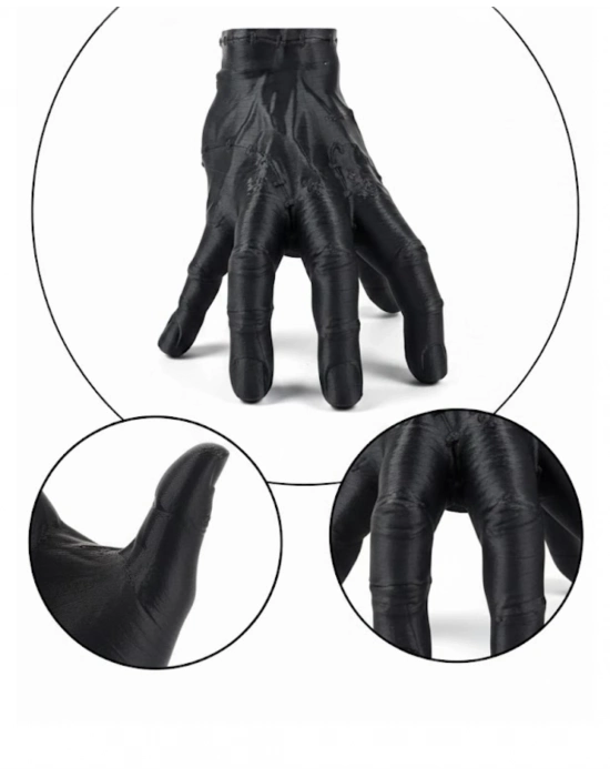 ® 3D Dekoratif Siyah El Obje 17x16 cm Gotik ve Modern Aksesuar