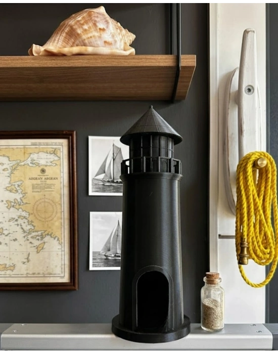 ® 3D DENİZ FENERİ SİYAH