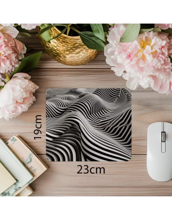 3D Derinlik Efektiyle Optik Mouse Pad - 19x23 cm 2 mm Dikdörtgen İthal Baskılı Mouse Pad