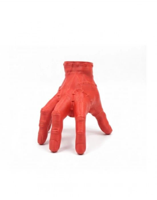 3D Kırmızı El Dekor 17x16 cm Gotik ve Modern Tasarım Obje