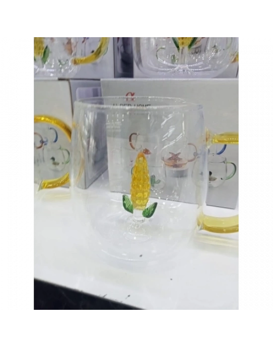 3D Mısır Figürlü Kupa Bardak