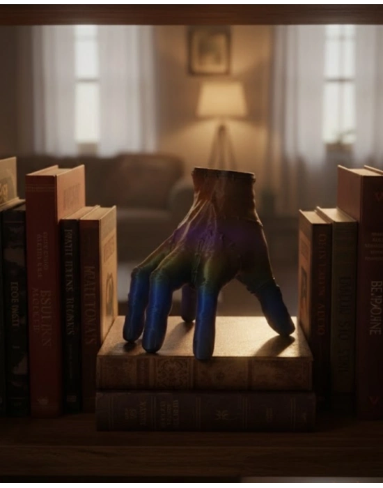 ® 3D Modern Rengarenk El Heykeli 27x22 cm Statement Dekor