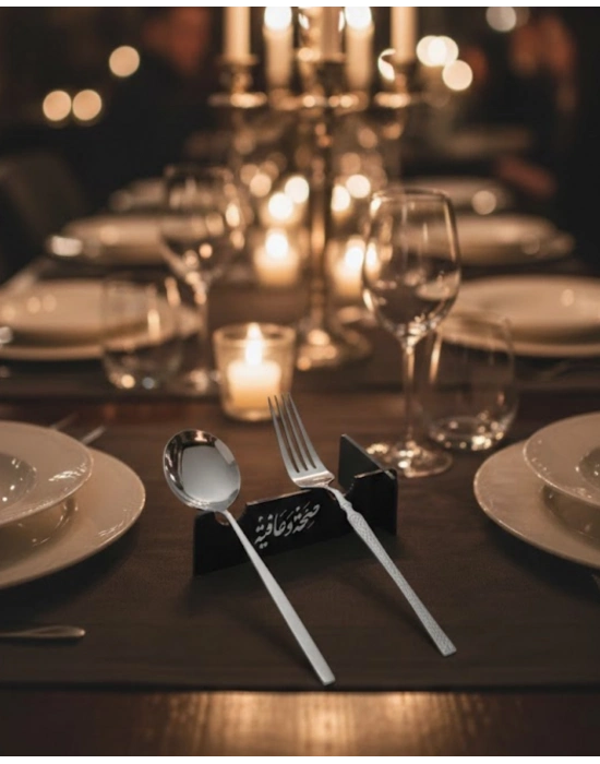 ® 3D Özel Baskı 6’lı Kaşık Çatal Sunum Standı Şık Masa Düzenleyici