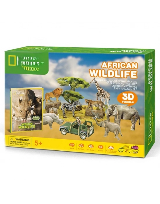 3D Puzzle Afrika Yaban Hayatı