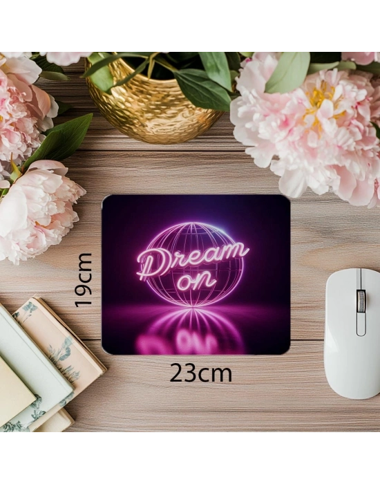 3D Spiral Yazılı Dream Mouse Pad - 19x23 cm 2 mm Dikdörtgen İthal Baskılı Mouse Pad