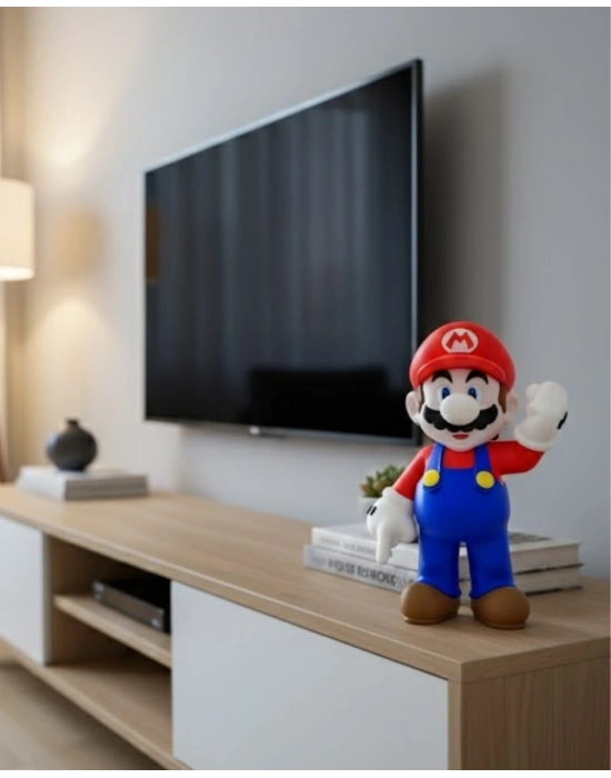 ® 3D Süper Mario Dekoratif Biblo Koleksiyonluk Oyun Karakteri Figürü