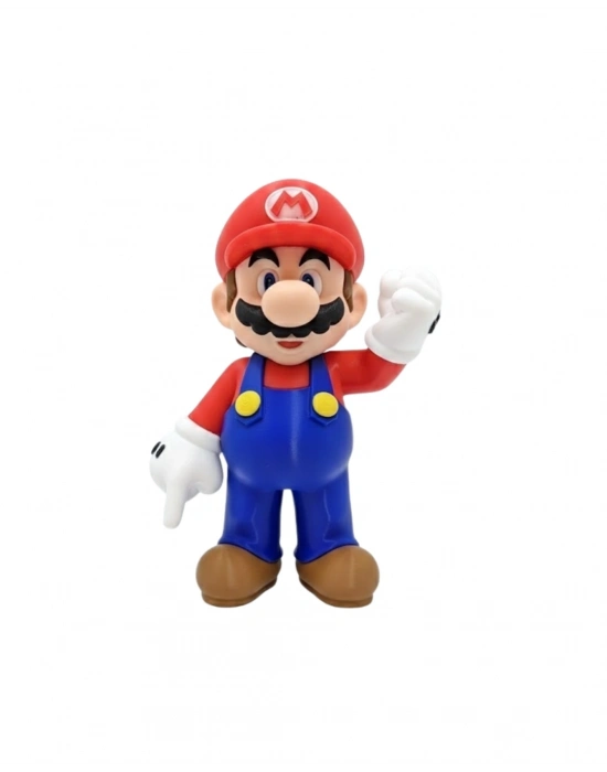 ® 3D Süper Mario Dekoratif Biblo Koleksiyonluk Oyun Karakteri Figürü
